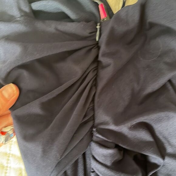 Vince Camuto Dress Womens XS St Barts Navy Blue Night Ruched - Picture 6 of 11